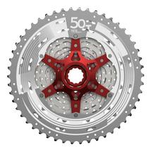 Sunrace CSMX80  11 fogaskeréksor ezüst piros 11-50F