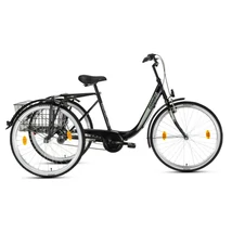 CSEPEL BUDAPEST B TRICIKLI 26" NEXUS 3 FEKETE