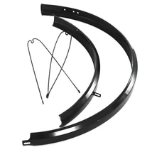 Sárvédő 26x1 3/8 acél fekete