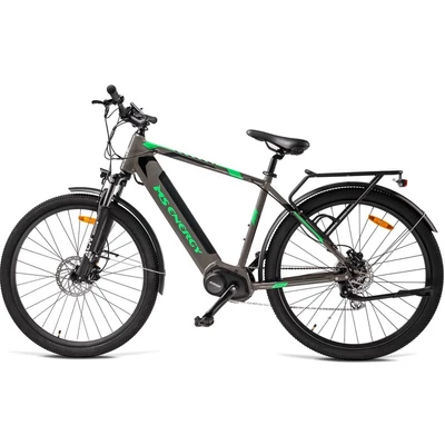 ELEKTROMOS KERÉKPÁR MS ENERGY T100 TREKKING 8 SP 28/21 SZÜRKE/ZÖLD