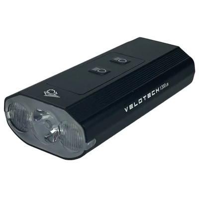 Velotech első lámpa 2 ledes PRO 1200 lumen