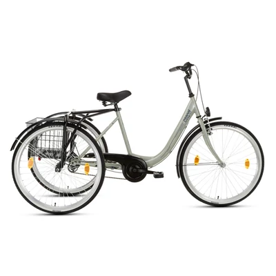 CSEPEL BUDAPEST B TRICIKLI 26" NEXUS 3 SZÜRKE