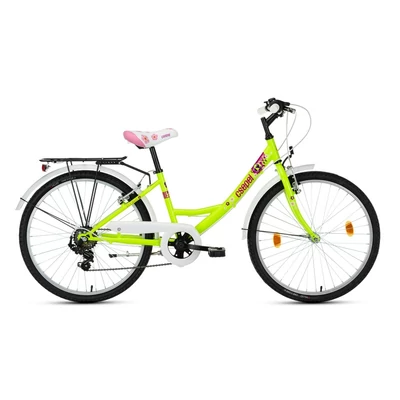 Csepel FLORA 24" 6SP NEON ZÖLD