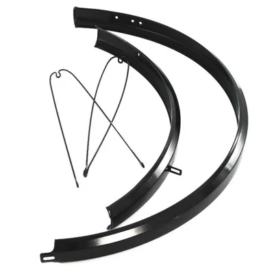 Sárvédő 26x1 3/8 acél fekete