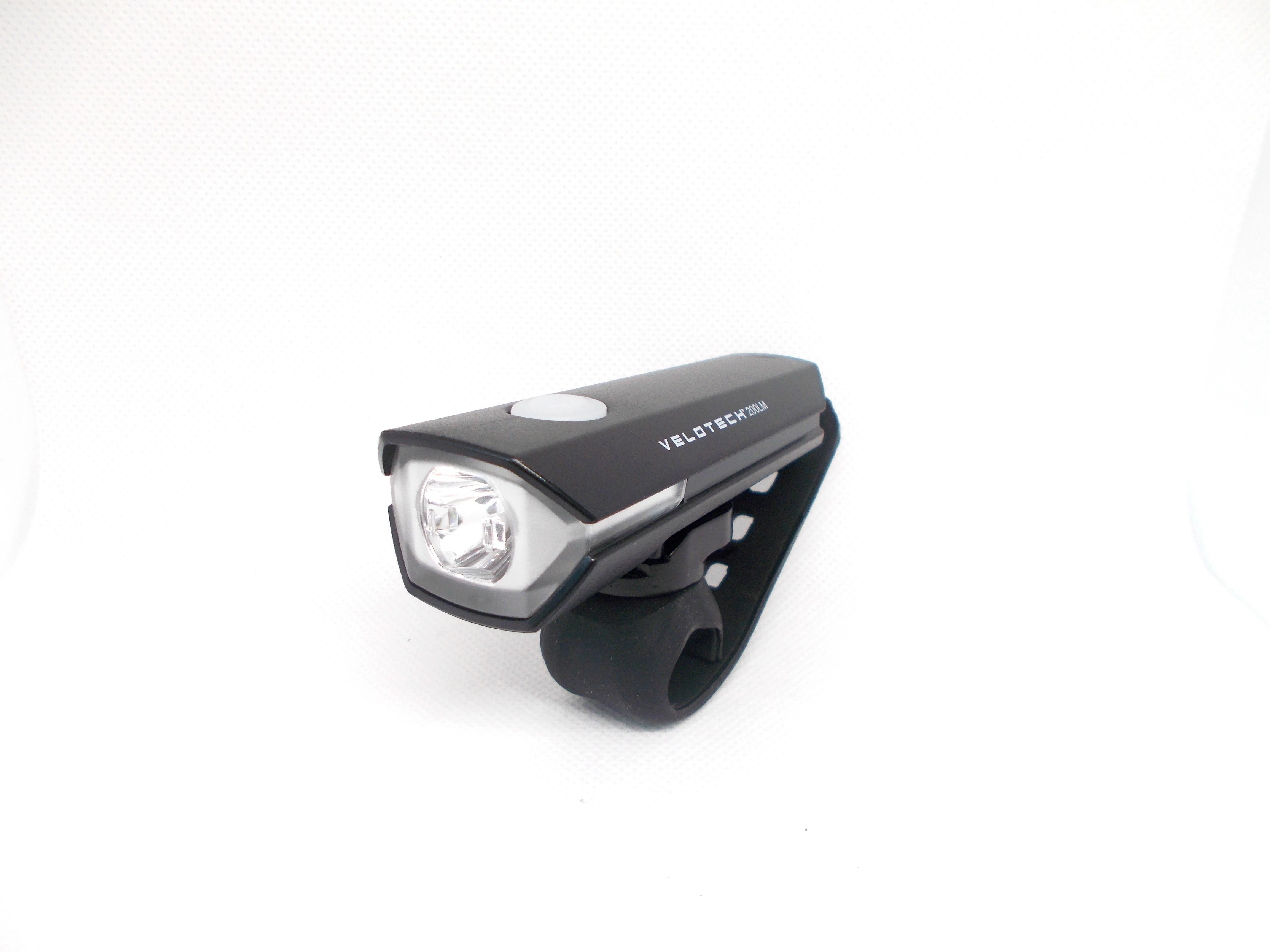 Velotech első lámpa 1 ledes 200 lumen