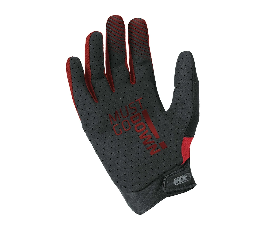 Kesztyű KLS CUTOUT RED felnőt XL