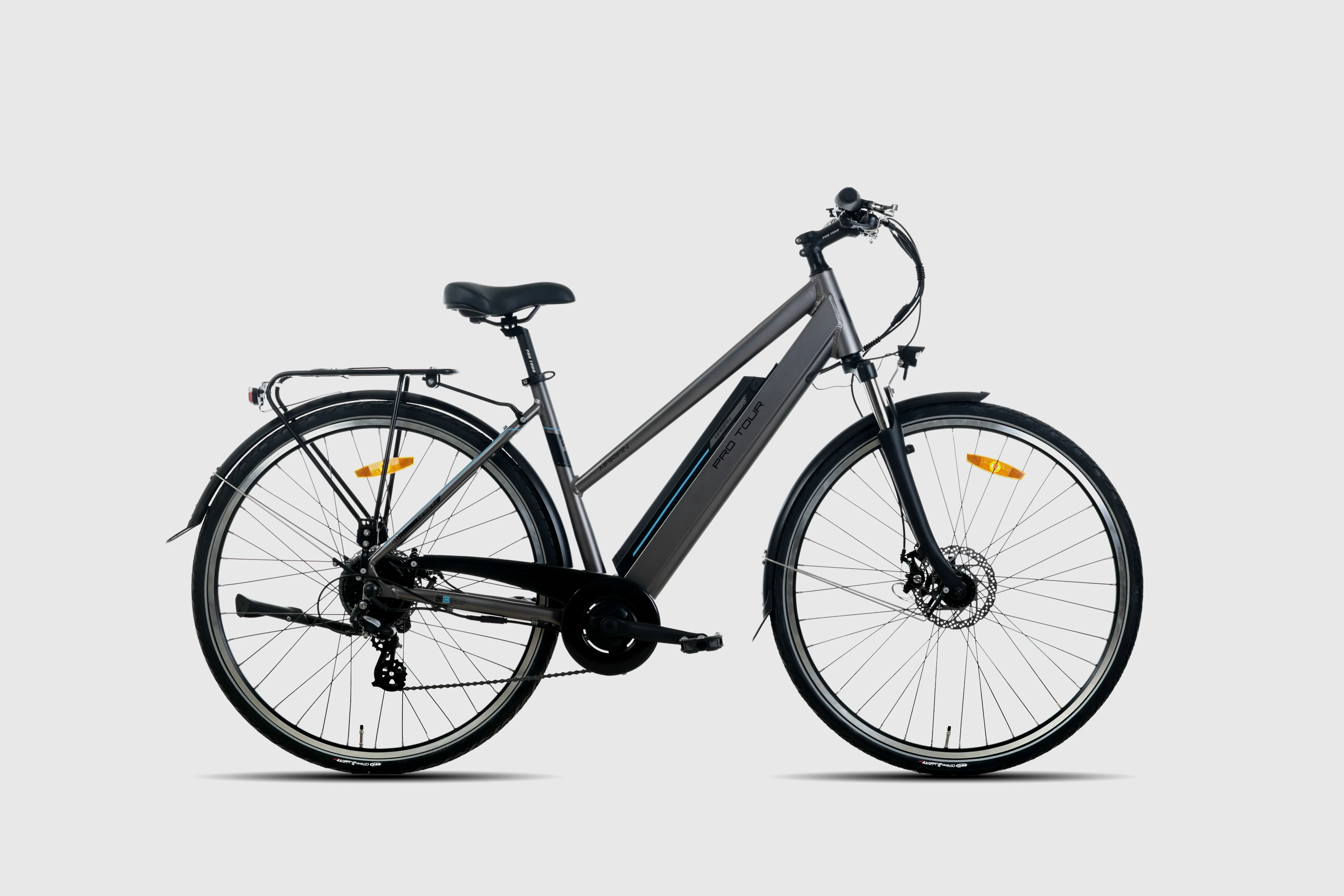 KOLIKEN E BIKE VELZEN PRO TOUR 28 TREKKING NŐI, GRAFIT, 48 CM